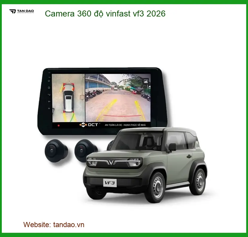 Camera 360 độ Vinfast VF3 2026 - Trung Tâm Lắp Đặt Chính Hãng Uy Tín TPHCM