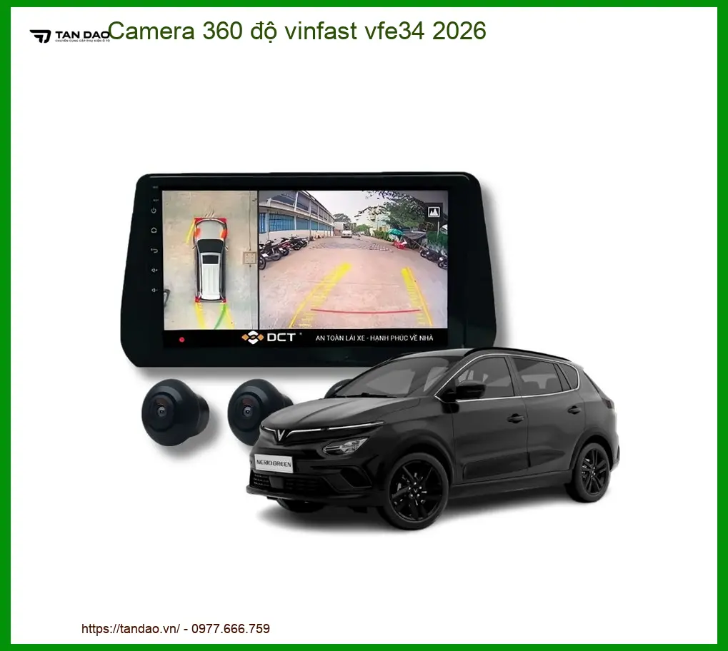 Camera 360 độ Vinfast VF e34 2026 - Đơn Vị Lắp Đặt Chính Hãng Uy Tín TPHCM