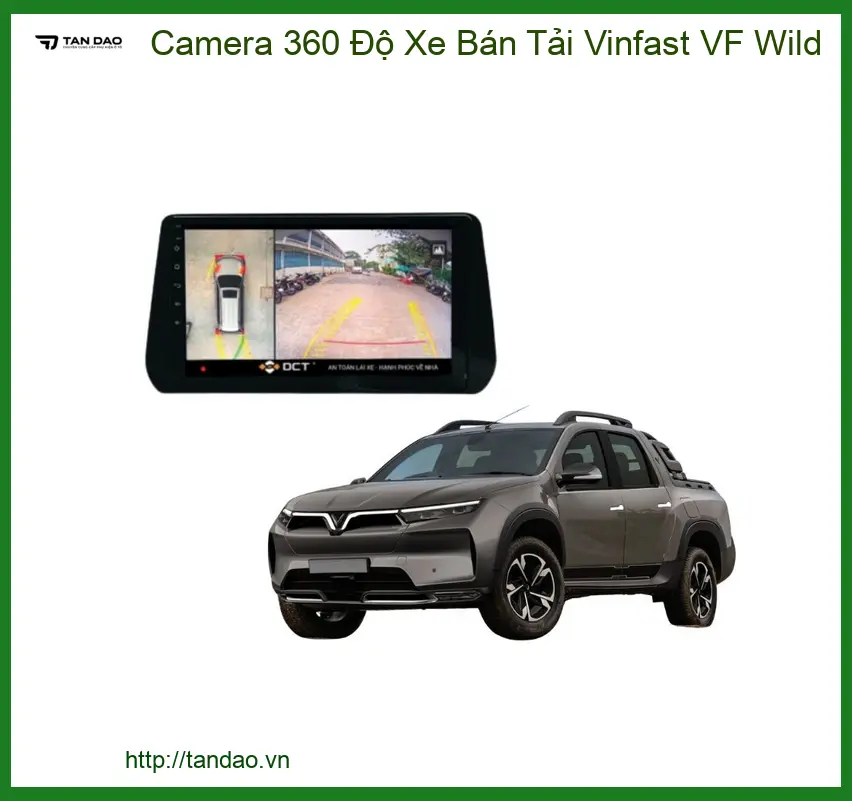 Camera 360 Độ Xe Bán Tải Vinfast VF Wild - Địa Chỉ Gắn Giá Tốt TPHCM