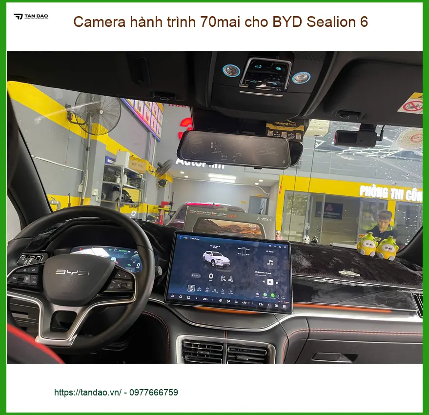 Anh Hải lắp Camera hành trình 70mai cho BYD Sealion 6 ở Quận 9 ảnh thực tế 2
