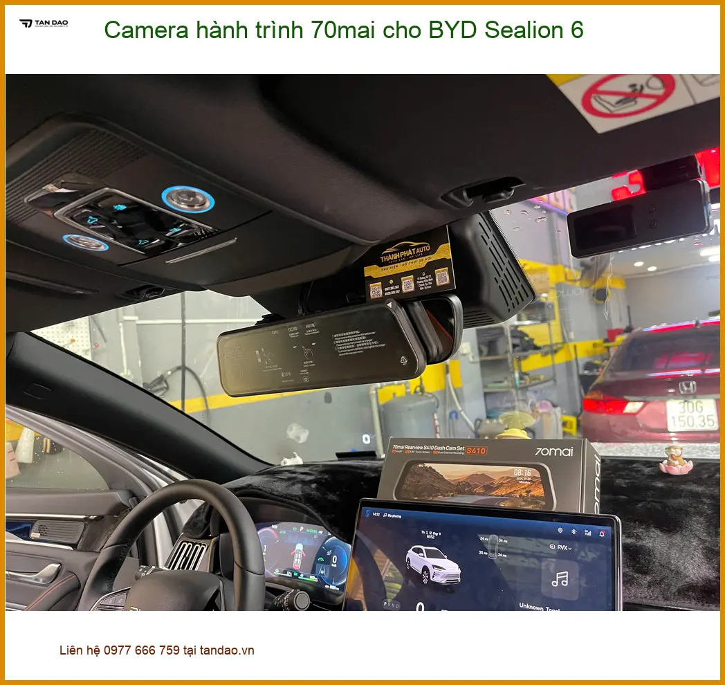 Anh Hải lắp Camera hành trình 70mai cho BYD Sealion 6 ở Quận 9 ảnh thực tế 3
