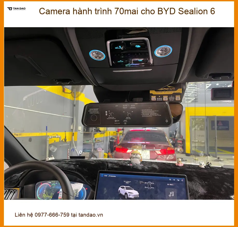 Anh Hải lắp Camera hành trình 70mai cho BYD Sealion 6 ở Quận 9 ảnh thực tế 4