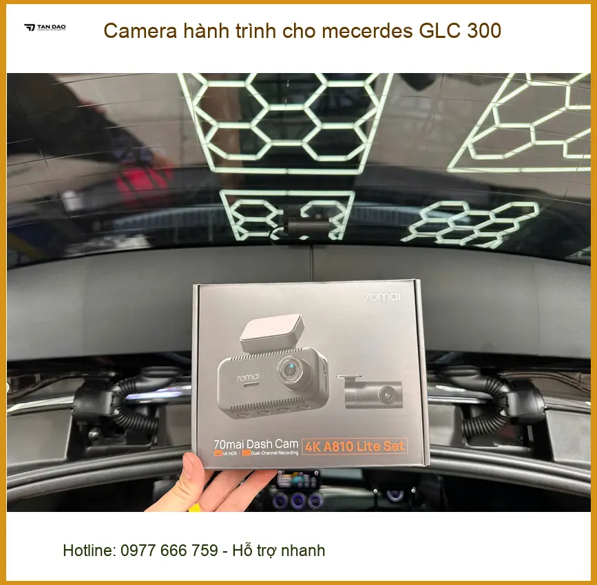 Anh Minh lắp camera hành trình Mercedes GLC 300 ở Quận 9 ảnh thực tế 4