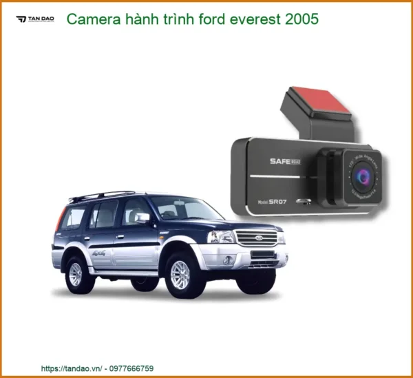 Camera hành trình Ford Everest 2005 - Địa Chỉ Lắp Đặt Uy Tín Giá Tốt TPHCM