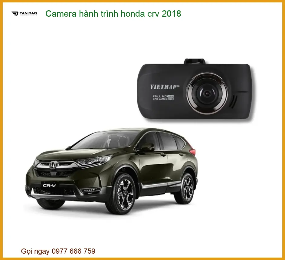 Camera Hành Trình Honda CRV 2018 - Trung Tâm Gắn Camera Chính Hãng TPHCM