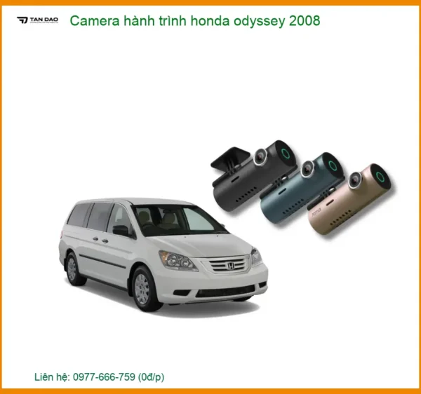 Camera Hành Trình Honda Odyssey 2008 - Trung Tâm Lắp Đặt Chính Hãng TPHCM