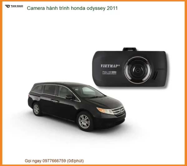 Camera hành trình Honda Odyssey 2011 - Địa Chỉ Lắp Đặt Uy Tín TPHCM