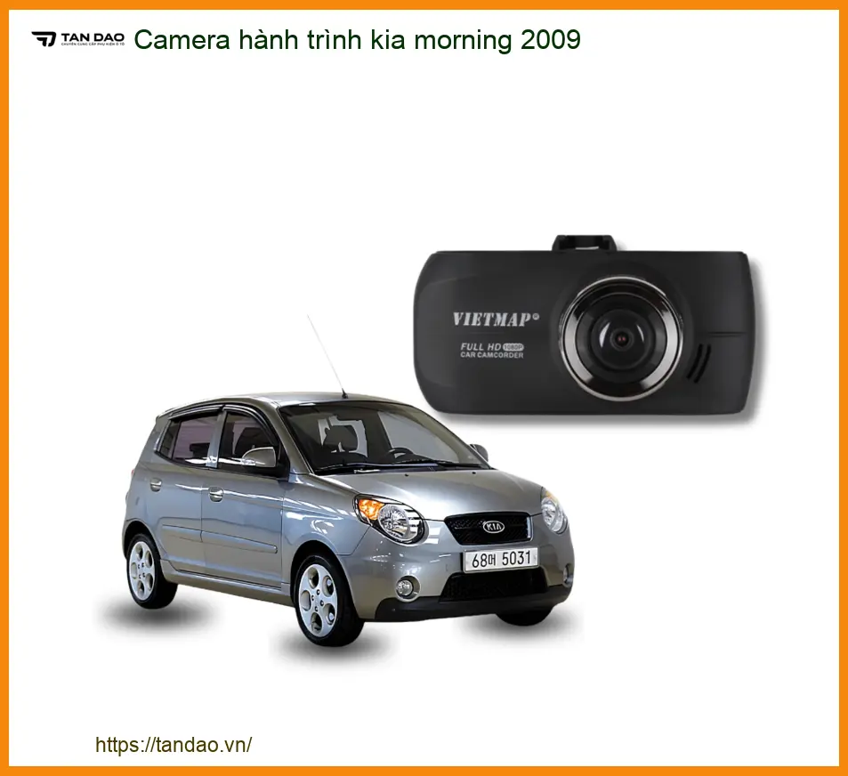 Camera hành trình Kia Morning 2009 - Trung Tâm Gắn Chính Hãng TPHCM