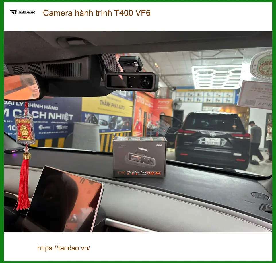Anh Huy lắp Camera hành trình T400 cho VinFast VF6 tại Quận 12 để an tâm hơn khi di chuyển ảnh thực tế 5