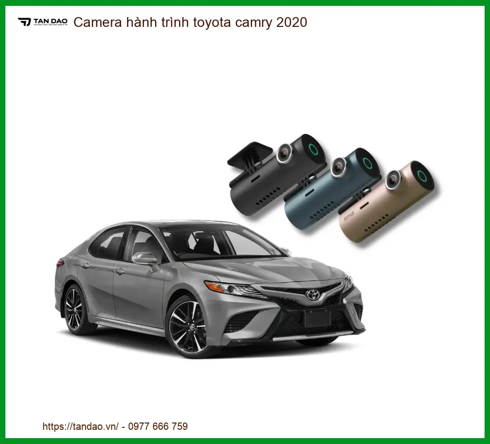 Camera hành trình Toyota Camry 2020 - Trung Tâm Lắp Đặt Uy Tín TPHCM