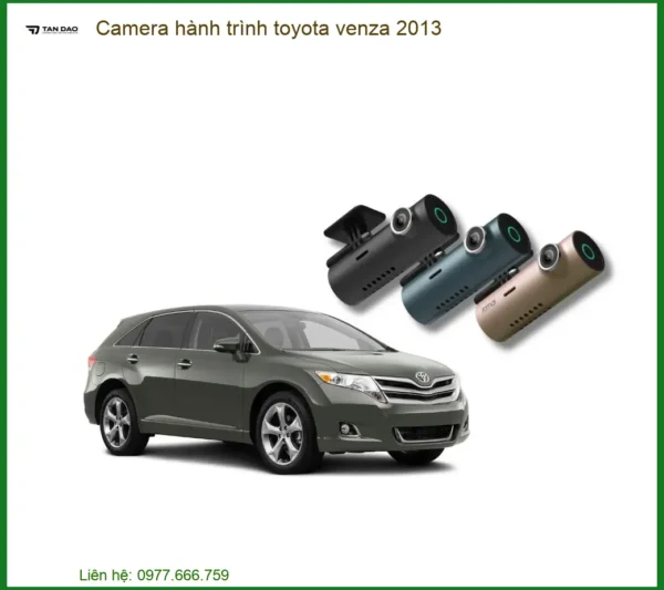 Camera Hành Trình Toyota Venza 2013 - Địa Chỉ Lắp Đặt Uy Tín TPHCM