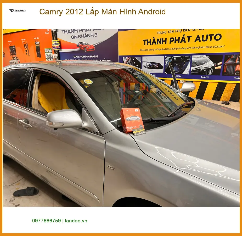 Anh Tùng lắp màn hình Android cho Camry 2012 ở Quận 12, cần tư vấn chi tiết ảnh thực tế 3