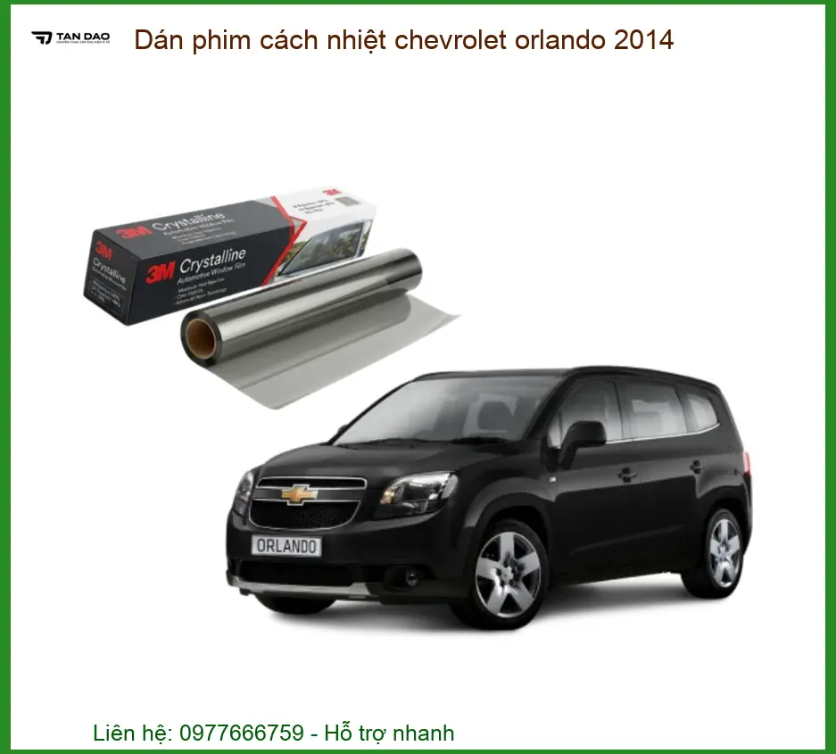 Phim Cách Nhiệt Chevrolet Orlando 2014 - Địa Chỉ Thi Công Chính Hãng TPHCM