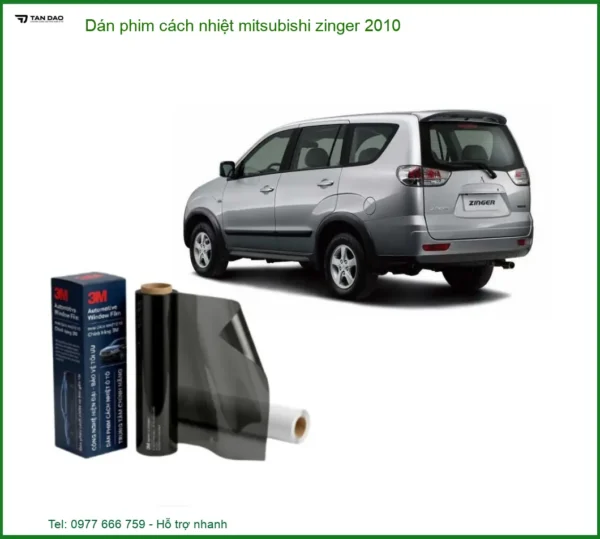 Dán Phim Cách Nhiệt Mitsubishi Zinger 2010 - Trung Tâm Thi Công Uy Tín TPHCM
