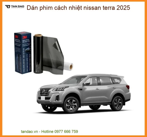 Dán Phim Cách Nhiệt Nissan Terra 2025 - Trung Tâm Gắn Chính Hãng TPHCM