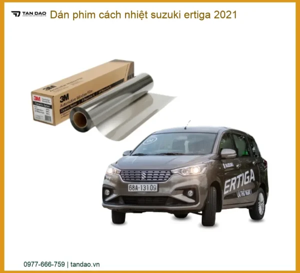 Dán Phim Cách Nhiệt Suzuki Ertiga 2021 - Địa Chỉ Lắp Đặt Chính Hãng TPHCM