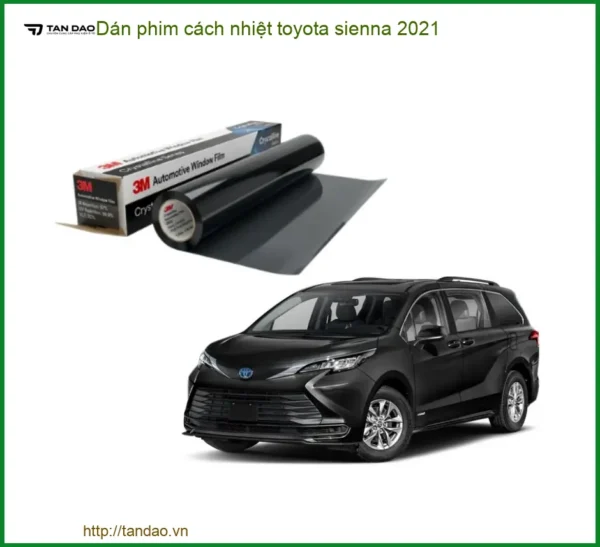 Dán Phim Cách Nhiệt Toyota Sienna 2021 - Trung Tâm Lắp Đặt Chính Hãng TPHCM