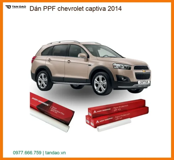 Dán PPF Chevrolet Captiva 2014 - Địa Chỉ Lắp Đặt Chính Hãng Uy Tín TPHCM