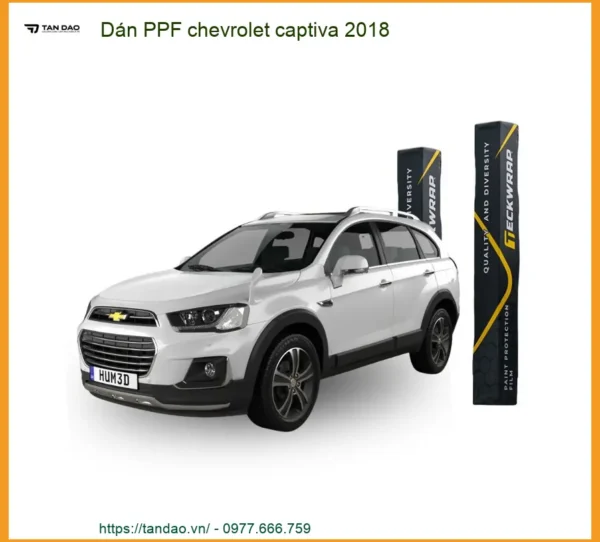Dán PPF Chevrolet Captiva 2018 - Địa Chỉ Lắp Đặt PPF Uy Tín, Giá Tốt TPHCM