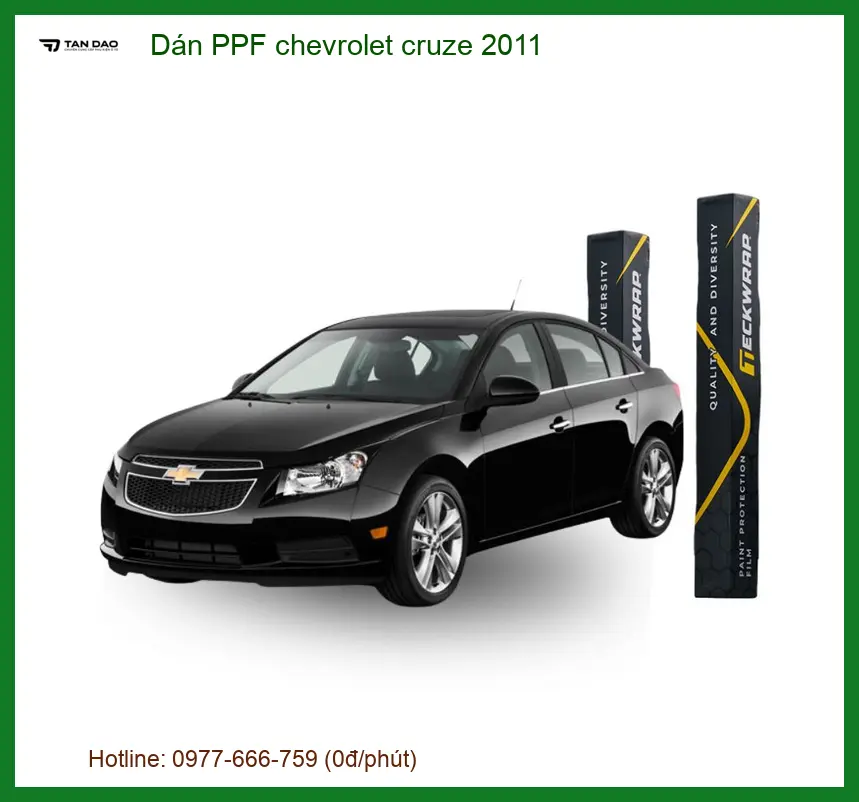 Dán PPF Chống Xước Chevrolet Cruze 2011 - Địa Chỉ Thi Công Cao Cấp TPHCM