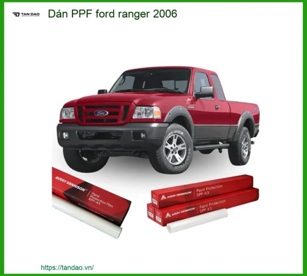 Dán Phim PPF Bảo Vệ Sơn Xe Ford Ranger 2006 - Địa Chỉ Lắp Đặt Chính Hãng TPHCM