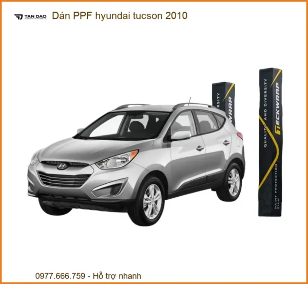 Dán Phim PPF Bảo Vệ Sơn Hyundai Tucson 2010 - Địa Chỉ Thi Công Chính Hãng TPHCM