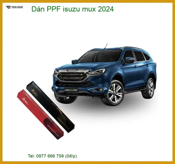 Dán PPF Bảo Vệ Sơn Isuzu Mu-X 2024 - Địa Chỉ Lắp Đặt Uy Tín Giá Tốt TPHCM