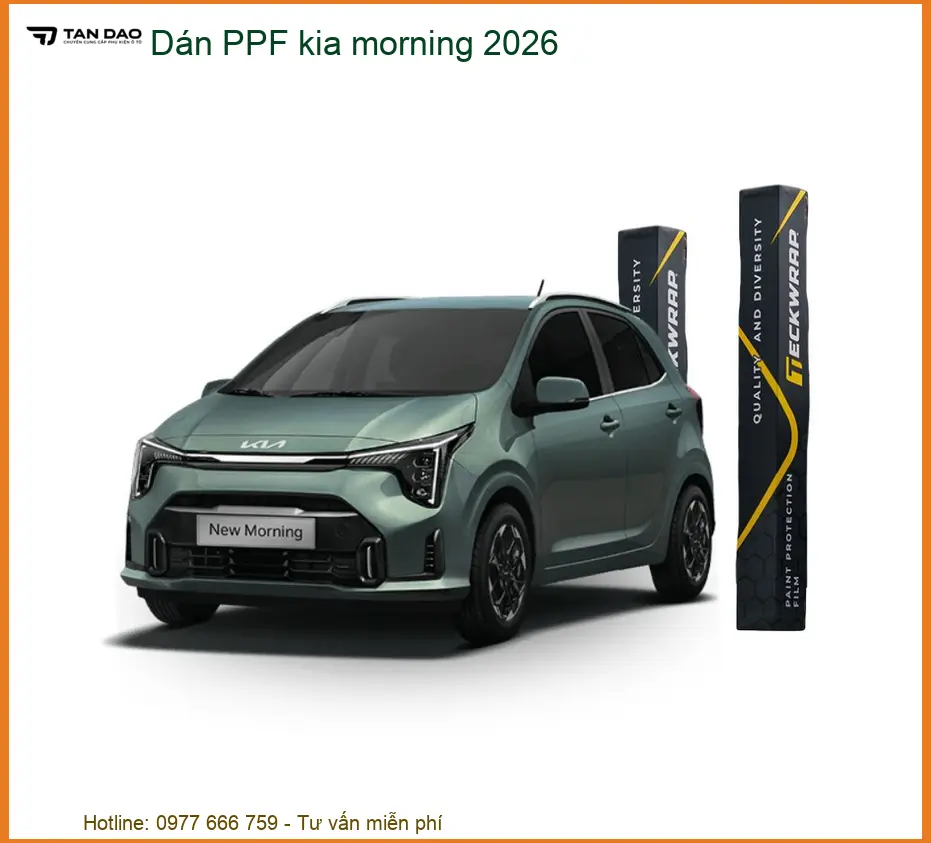 Dán PPF Kia Morning 2026 - Trung Tâm Nâng Cấp Cao Cấp TPHCM