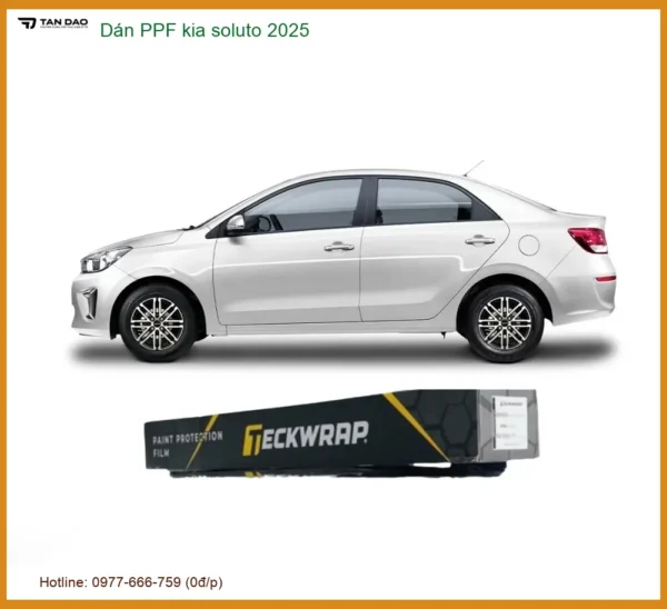 Dán Phim PPF Bảo Vệ Sơn Xe Kia Soluto 2025 - Trung Tâm Thi Công Uy Tín TPHCM