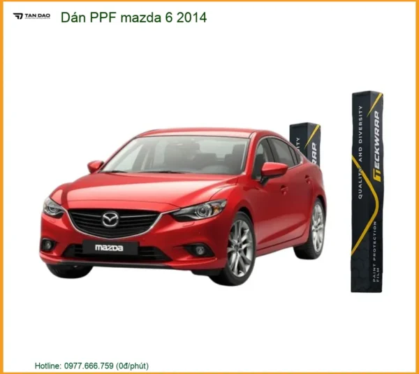 Dán PPF Bảo Vệ Sơn Xe Mazda 6 2014 - Địa Chỉ Thi Công Chính Hãng Giá Tốt TPHCM