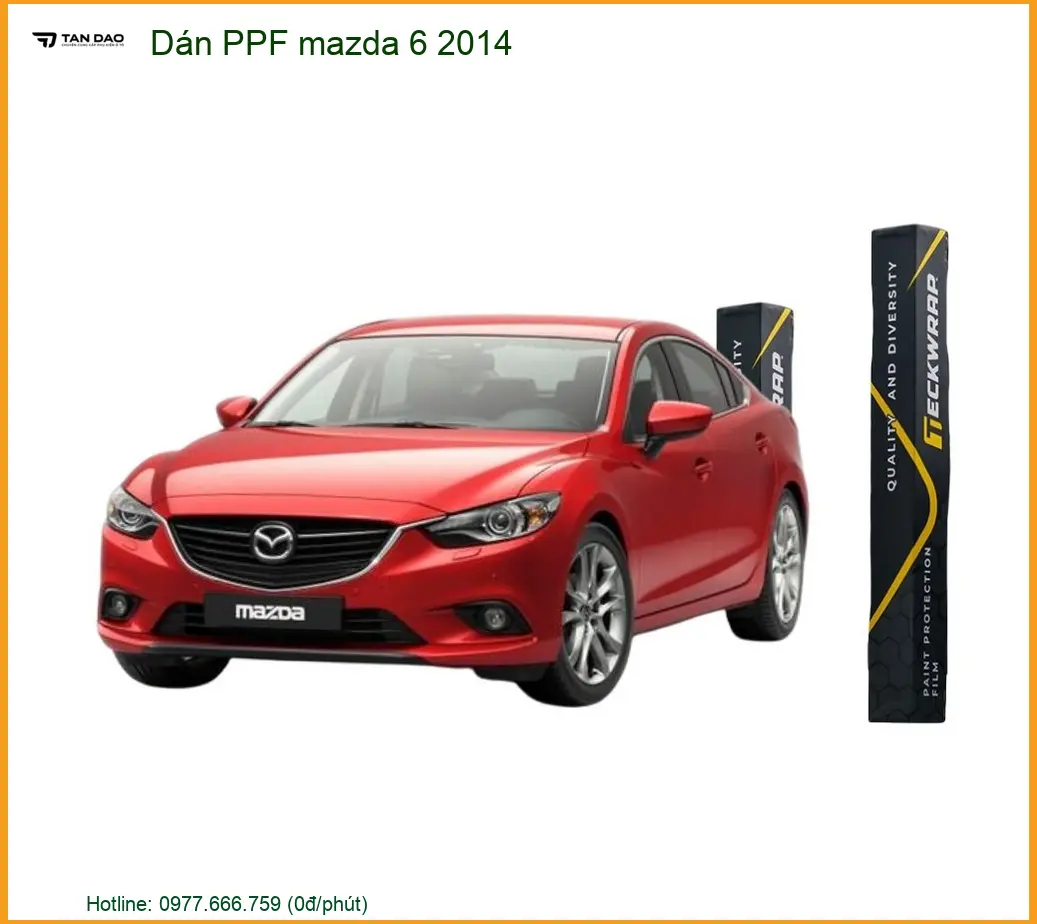 Dán PPF Bảo Vệ Sơn Xe Mazda 6 2014 - Địa Chỉ Thi Công Chính Hãng Giá Tốt TPHCM