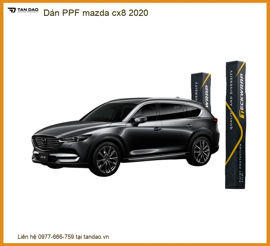 Dán PPF Mazda CX8 2020 - Địa Chỉ Chuyên Thi Công PPF Xe Hơi Uy Tín TPHCM