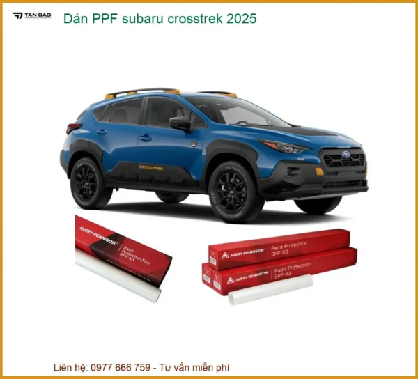 Dán PPF Bảo Vệ Sơn Subaru Crosstrek 2025 - Nơi Thi Công PPF Chính Hãng TPHCM