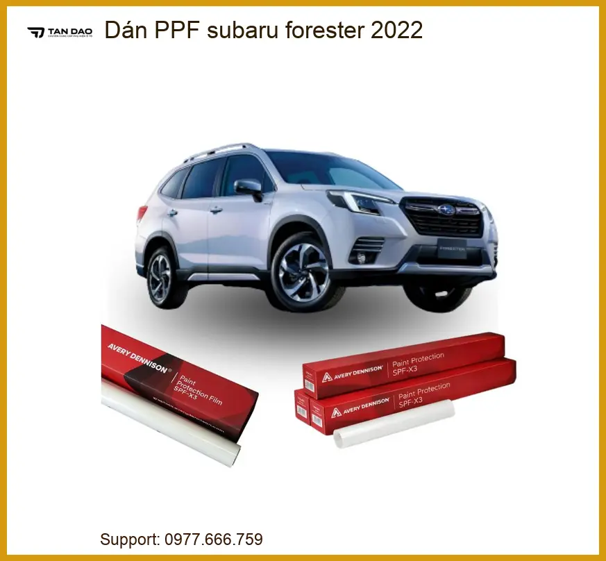 Dán PPF Subaru Forester 2022 - Trung Tâm Thi Công Chính Hãng Giá Tốt TPHCM