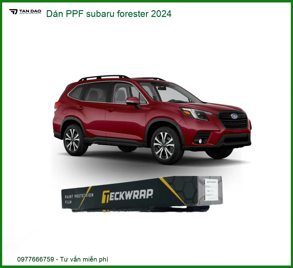 Dán PPF Subaru Forester 2024 - Nơi Gắn Phim Bảo Vệ Sơn Uy Tín TPHCM