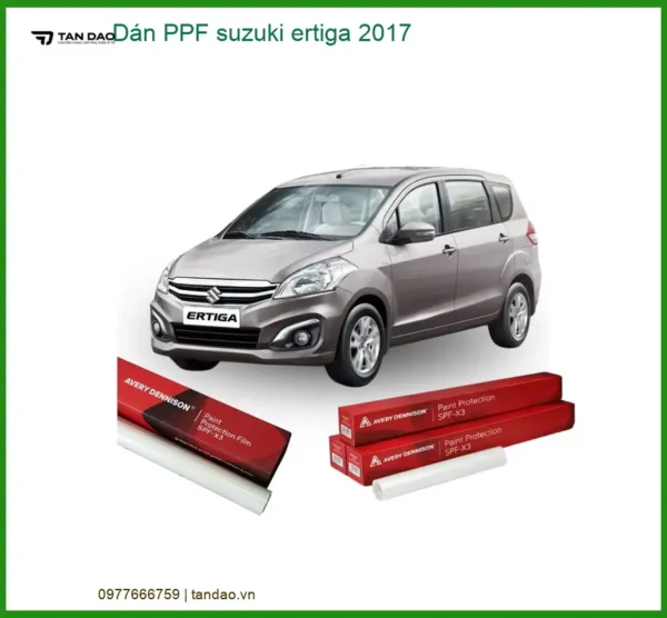 Dán Phim PPF Bảo Vệ Sơn Suzuki Ertiga 2017 - Trung Tâm Lắp Đặt Uy Tín TPHCM
