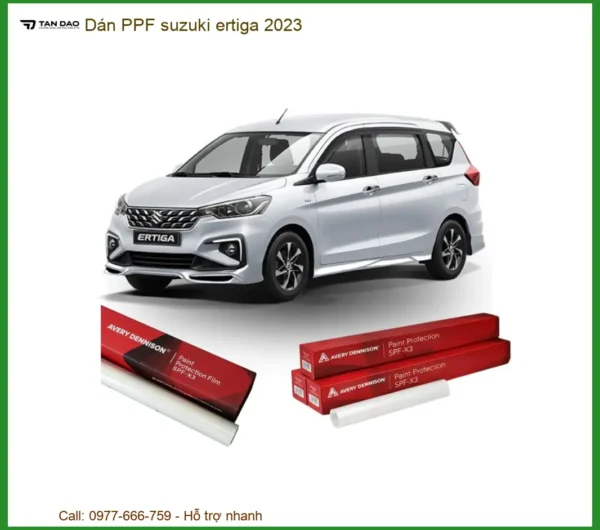 Dán Phim PPF Bảo Vệ Sơn Suzuki Ertiga 2023 - Trung Tâm Lắp Đặt Chính Hãng TPHCM