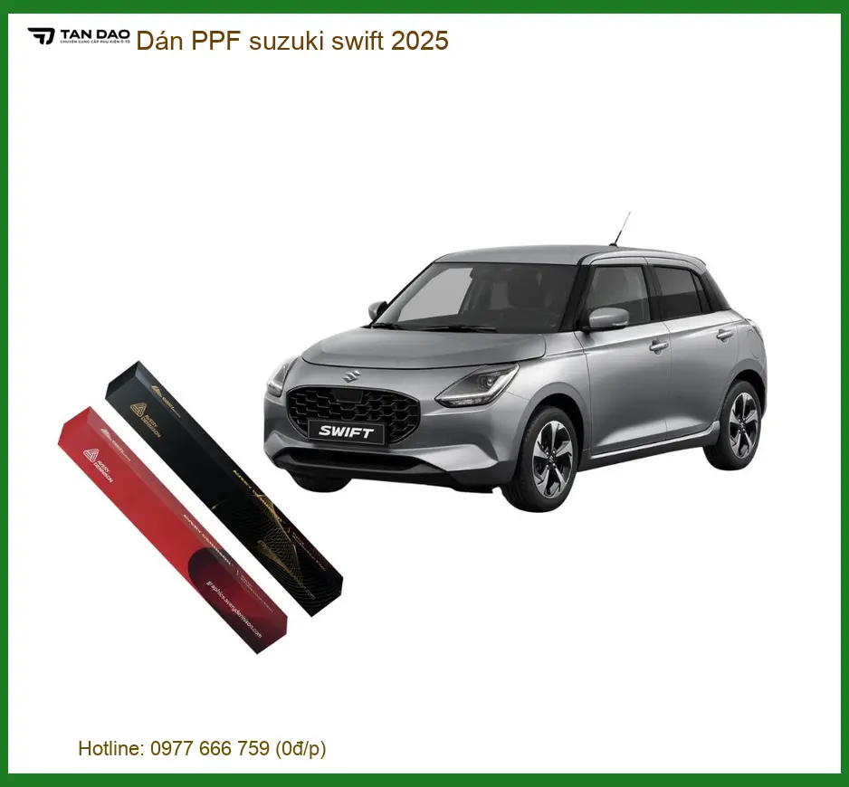 Dán Phim PPF Bảo Vệ Sơn Suzuki Swift 2025 - Địa Chỉ Lắp Đặt Chính Hãng Giá Tốt TPHCM