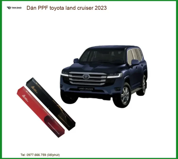 Dán PPF Toyota Land Cruiser 2023 - Trung Tâm Thi Công Uy Tín TPHCM