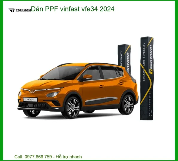Dán PPF Vinfast VF e34 2024 - Địa Chỉ Lắp Đặt PPF Uy Tín Giá Tốt TPHCM