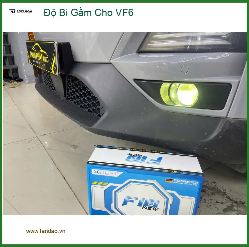 Chị Mai Anh độ bi gầm cho VinFast VF6 tại Quận 9 vì đèn zin không đủ sáng khi trời mưa ảnh thực tế 2