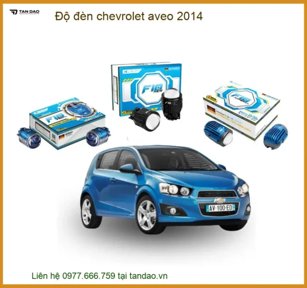Độ đèn Bi Xenon Chevrolet Aveo 2014 - Trung Tâm Lắp Đặt Chính Hãng TPHCM