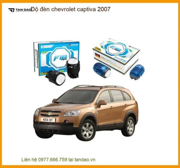 Độ Đèn Chevrolet Captiva 2007 - Trung Tâm Nâng Cấp Đèn Xe Hơi Uy Tín TPHCM
