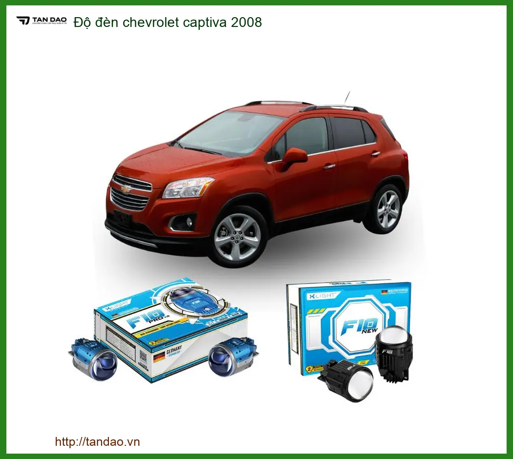 Độ đèn bi LED Chevrolet Captiva 2008 - Địa Chỉ Lắp Đặt Chính Hãng TPHCM