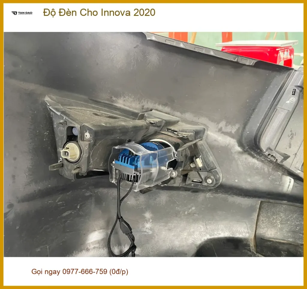 Anh Khôi Độ Đèn Innova 2020 Tại Quận 9 Giúp Tăng Sáng An Toàn