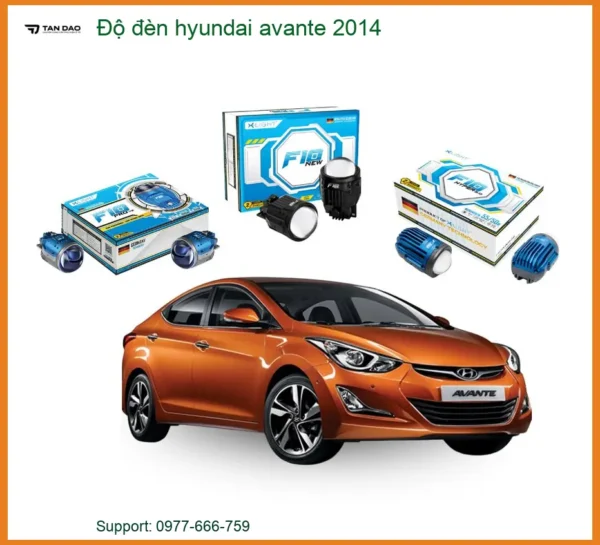 Độ đèn Hyundai Avante 2014 - Trung Tâm Nâng Cấp Đèn Bi LED Chính Hãng TPHCM