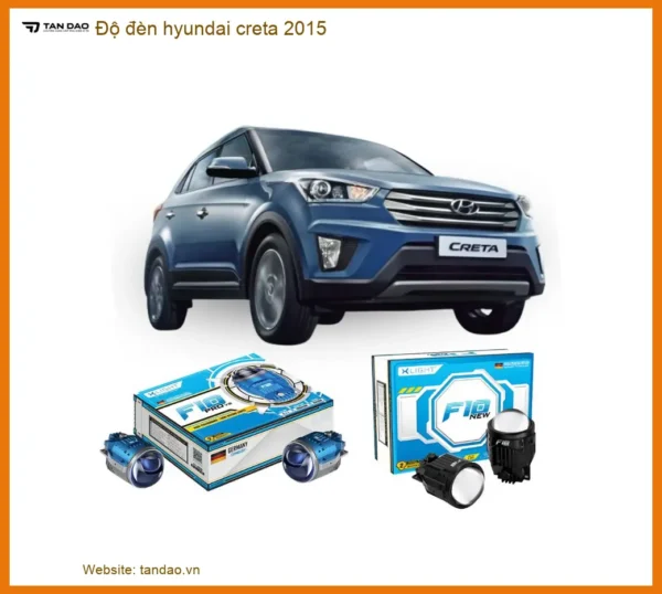 Độ Đèn Hyundai Creta 2015 - Địa Chỉ Lắp Đặt Uy Tín TPHCM