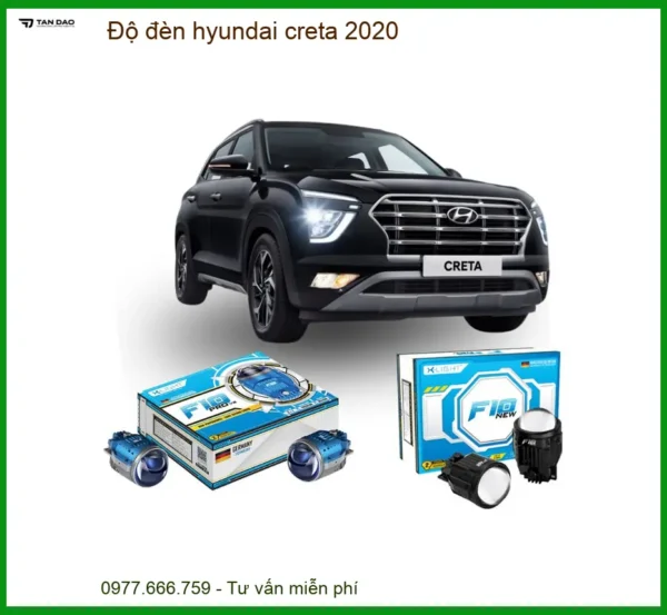 Dịch Vụ Độ Đèn Bi LED Hyundai Creta 2020 - Địa Chỉ Lắp Đặt Uy Tín Chính Hãng TPHCM