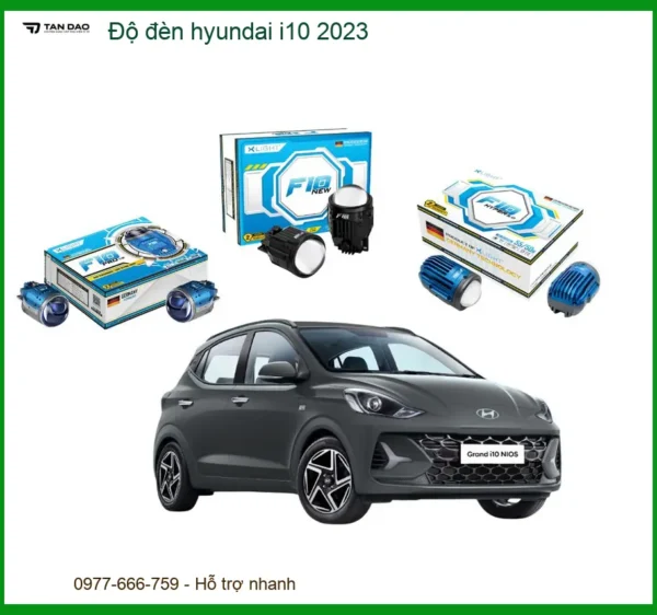 Độ Đèn LED Hyundai i10 2023 - Trung Tâm Lắp Đặt Chính Hãng Giá Tốt TPHCM
