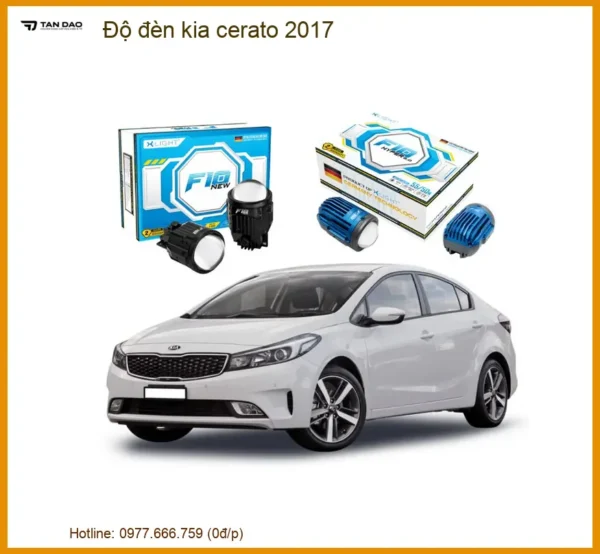 Độ đèn LED Bi Xenon Kia Cerato 2017 - Trung Tâm Lắp Đặt Uy Tín TPHCM